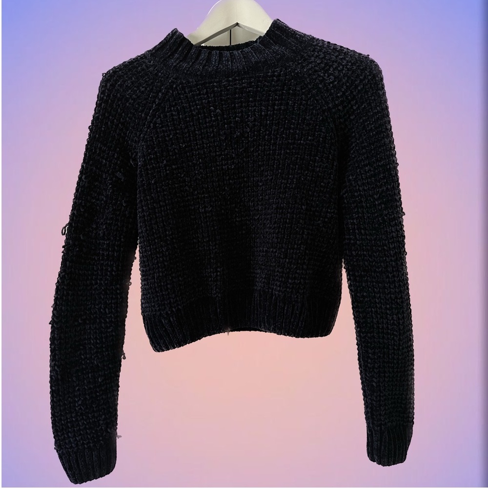 Velvet Navy H&M Sweater